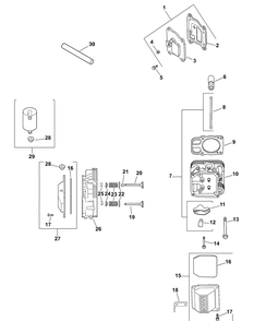 Part Location Diagram of KH-24-033-03-S MTD Kit, Breather Cover W/Gasket